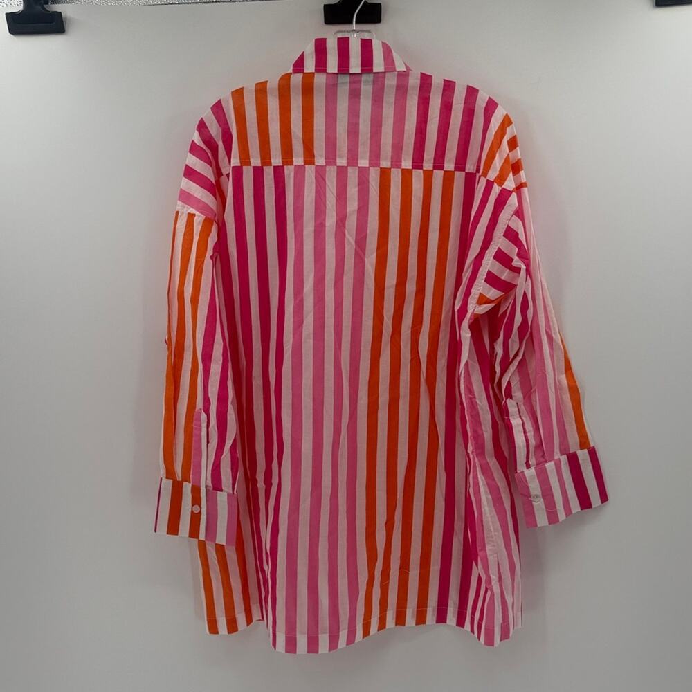 Beach Riot Alexa Top Sunset Stripes - Pink/White/Orange - S/M - Picture 6 of 7